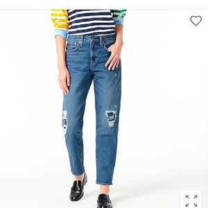 New! J.Crew Slouchy Boyfriend Jeans in Putnam Wash T27